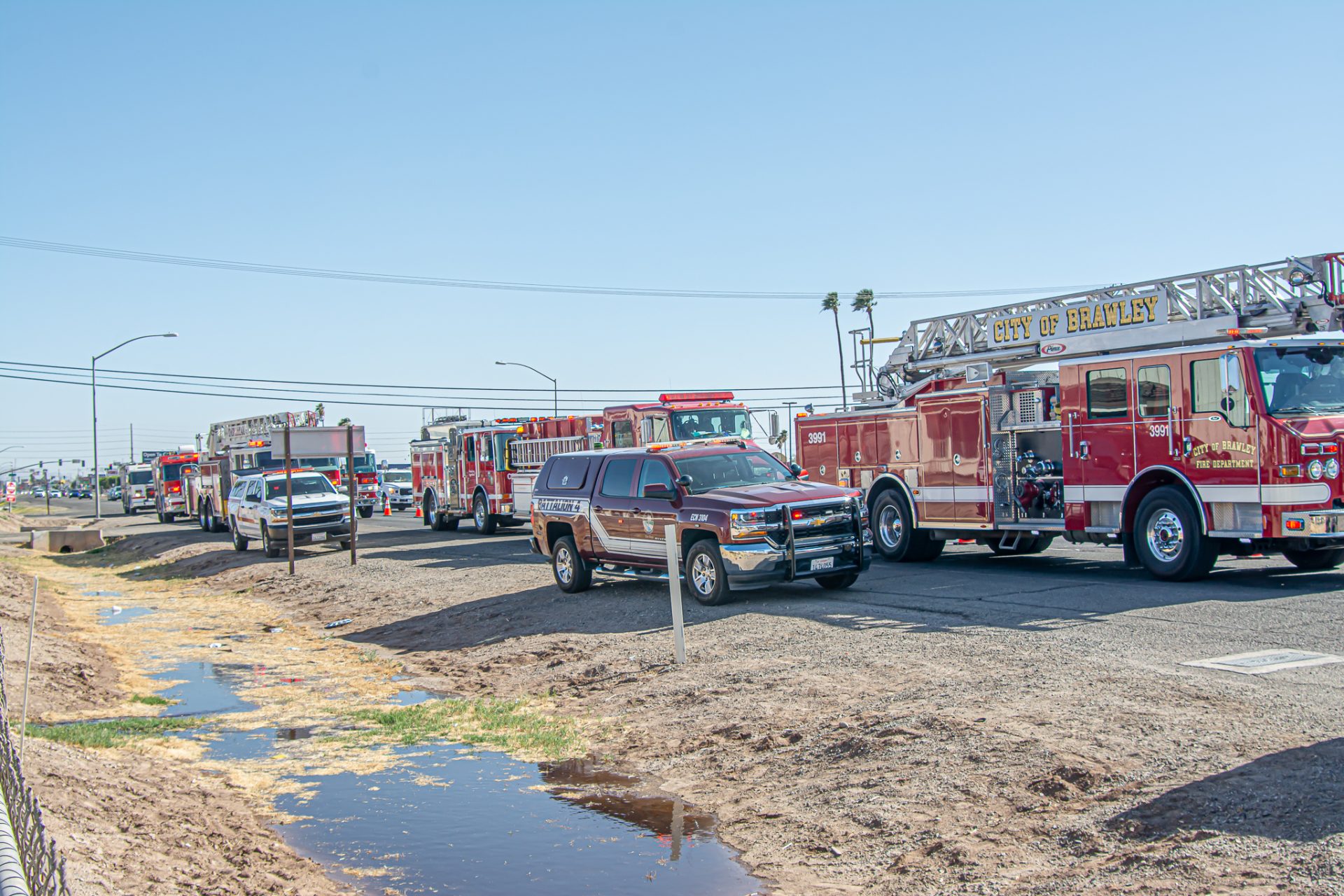 Temps Fire Crews as in El Centro Blaze » Holtville Tribune