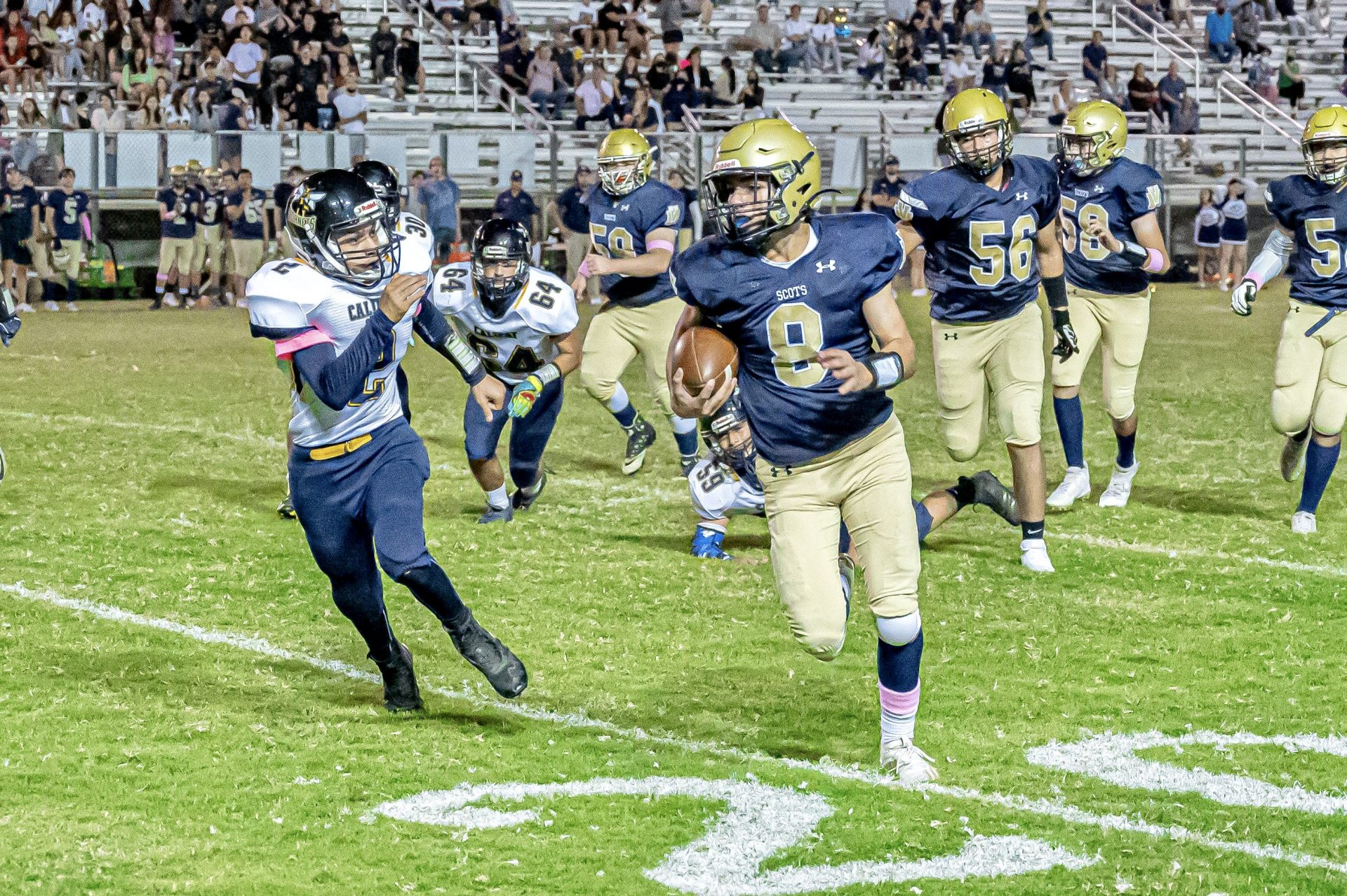 FOOTBALL Young QB Leads Scots To 5th Win Holtville Tribune