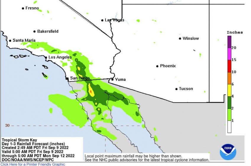 WEATHER Hurricane Update from County » Holtville Tribune