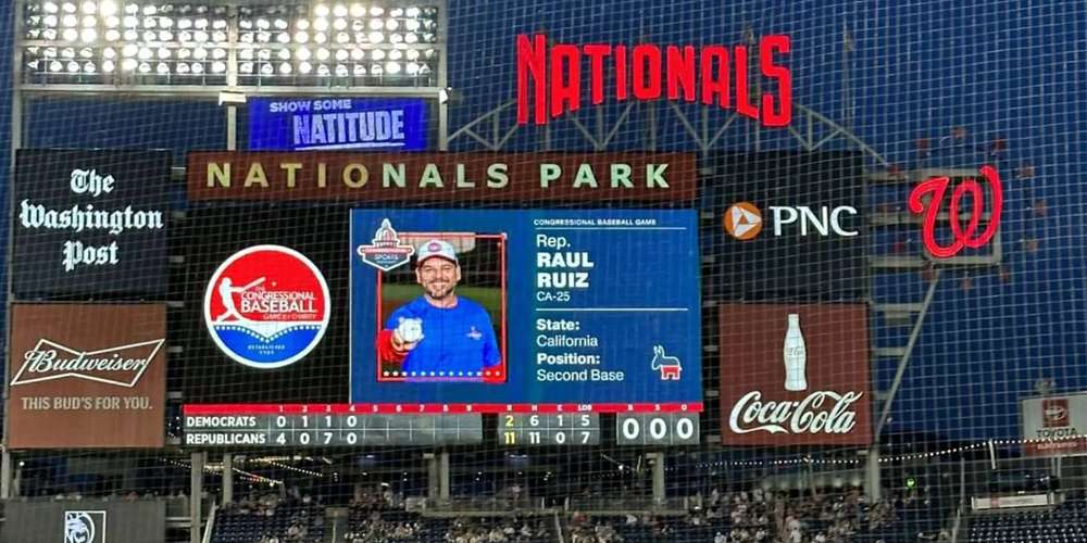 Congressman Ruiz donned Calipatria uniform at Congressional