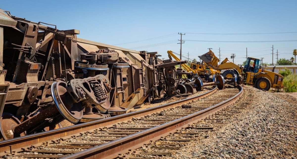 Freight Train Derails in El Centro Overnight; 10 Cars Affected